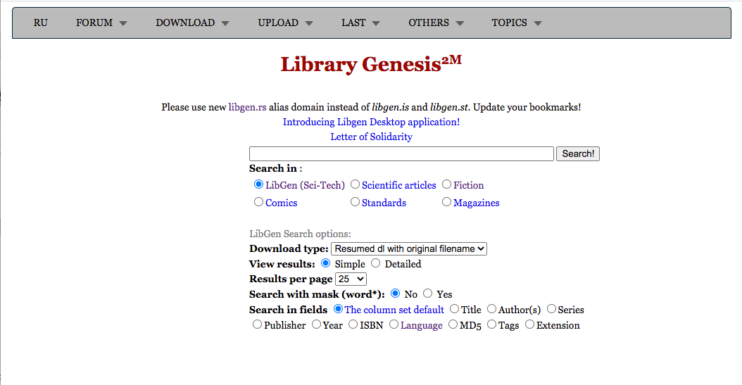 C'est quoi Library Genesis ?